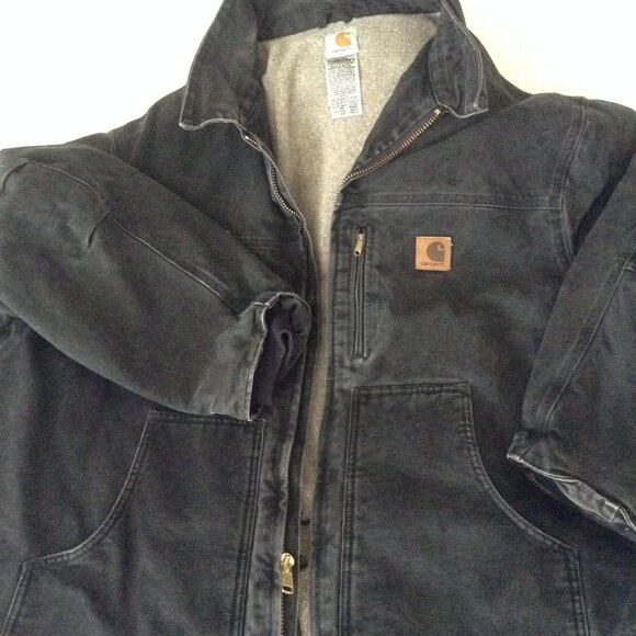 Carhartt Black Lined Jacket 5XL Men - Picture 1 of 6